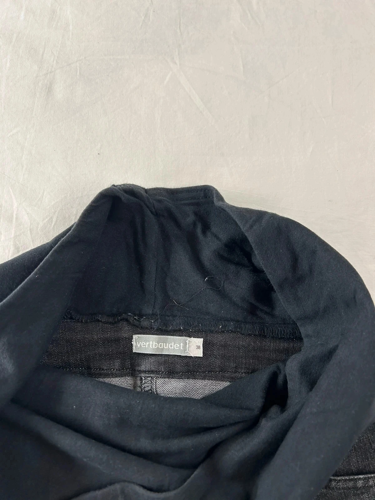 Jeans de cintura alta vertbaudet preto – photo 6